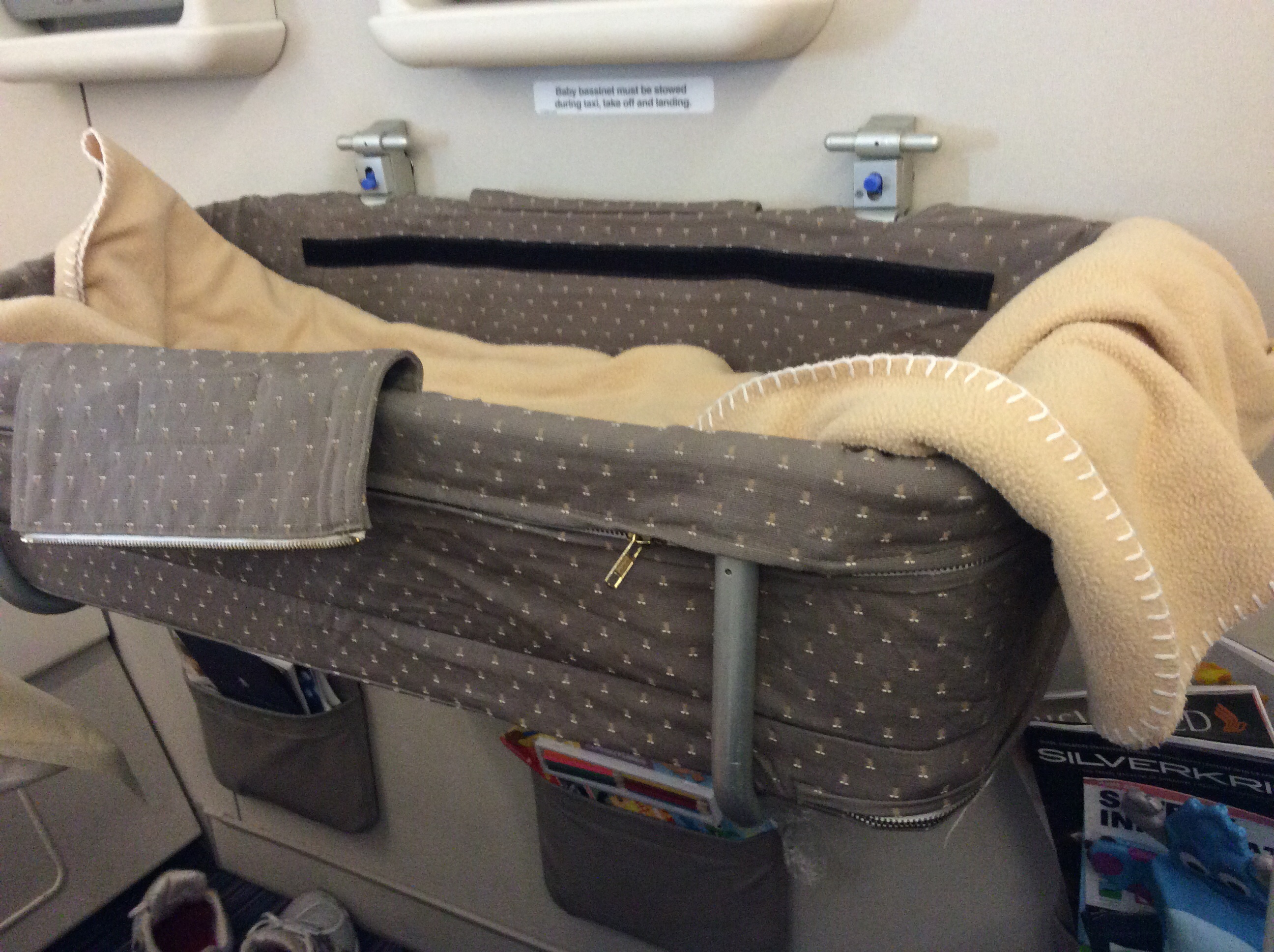 singapore airline baby bassinet